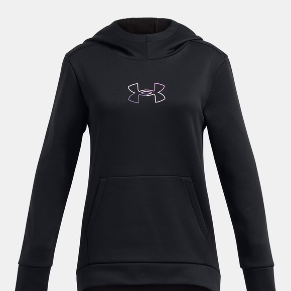 Under Armour Black Kids Hoodie - Picture 1 of 3